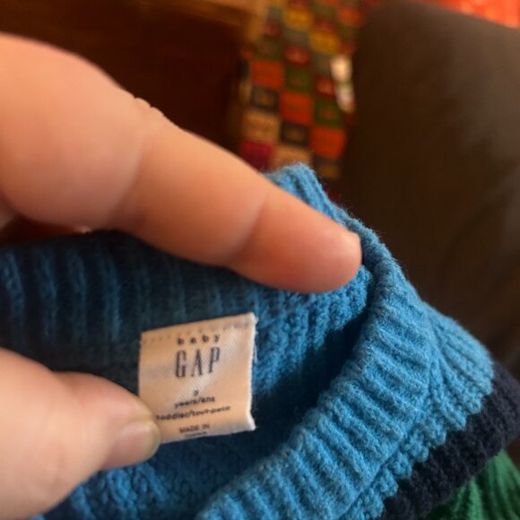 ๐ GAP Thick Stripe Knit Dress โ Size 3T ๐ - Picture 4 of 4